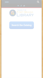 Mobile Screenshot of fortbragglibrary.org